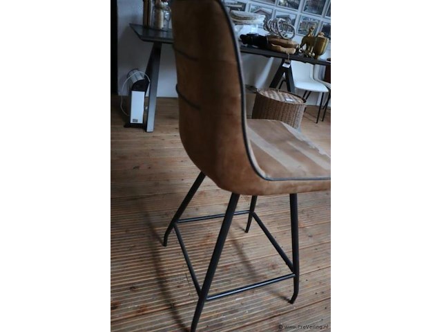 H&h barstoel - 42x40x100cm - afbeelding 4 van  6