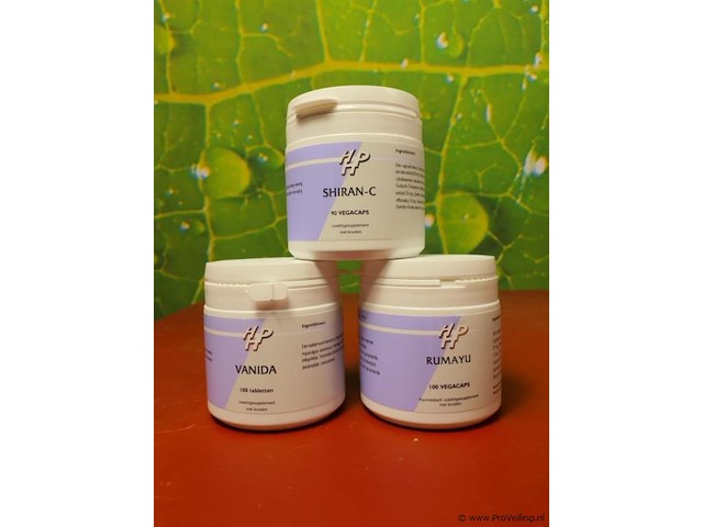 Hhp voedingssupplementen, diverse soorten o.a. rumayu, shiran-c & vanida - afbeelding 1 van  10