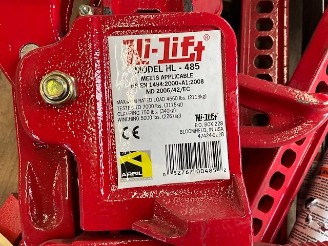 Hi-lift hl-485 hefboom krik (6x) - afbeelding 4 van  5