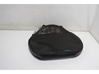 Hide & stitches cote d azur shopper zwart 100% leer - afbeelding 2 van  3