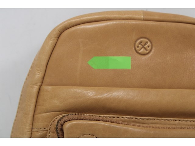 Hide & stitches daydreamer rugzak leer zand - afbeelding 3 van  3