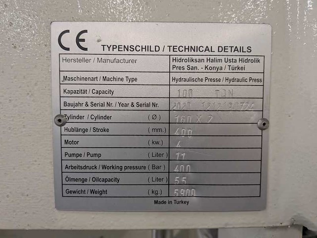 Hidroliksan - 2020 - hp 100 - stempelpers - afbeelding 7 van  7