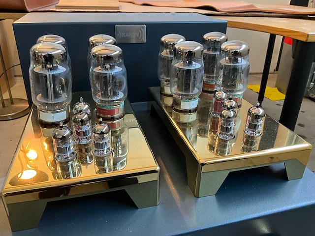 High end buizenversterker kanzy kaam-1000 verguld - afbeelding 6 van  10