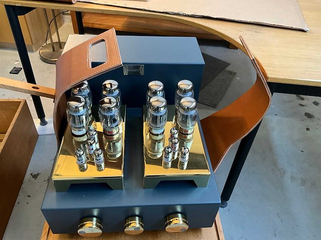 High end buizenversterker kanzy kaam-1000 verguld - afbeelding 10 van  10