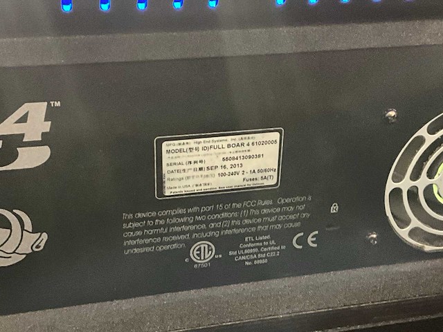 High end systems full boar 4 lichtmengtafel - afbeelding 7 van  8