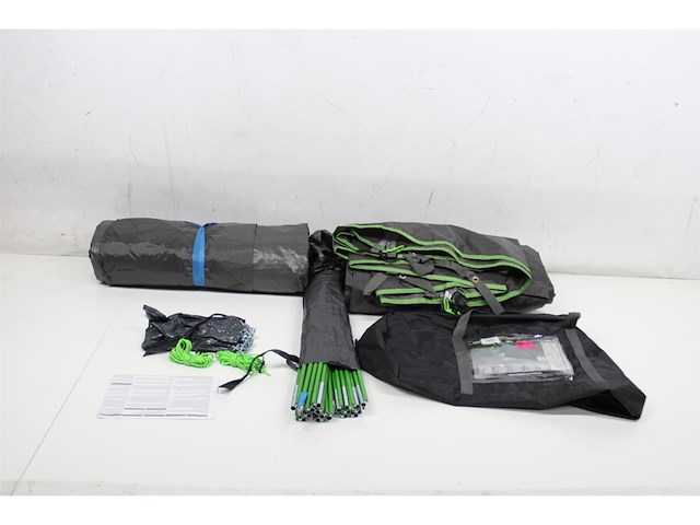 High peak como 4.0 - koepeltent 4-persoons donkergrijs/groen - afbeelding 3 van  4