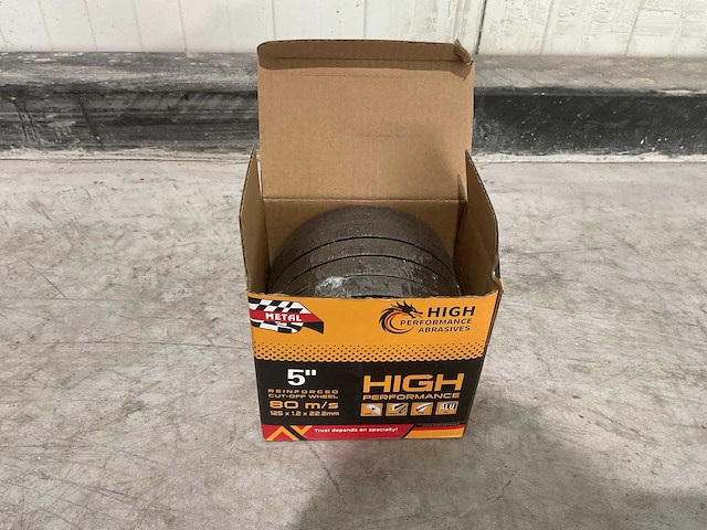 High performance abrasives 125 mm slijpschijf (300x) - afbeelding 5 van  5