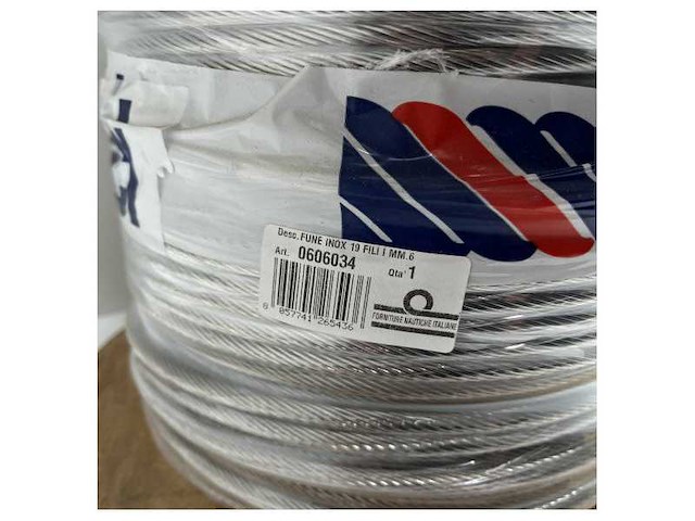 High-quality 6mm stainless steel marine cable - 100m flexible and corrosion resistant rope - afbeelding 6 van  6