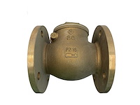 High-quality bronze swing check valve dn80 pn16 for marine and offshore applications - afbeelding 1 van  5