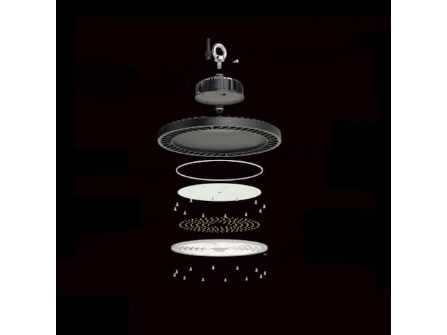 Highbay ufo 100w - pro design smd - dimbaar - koud wit 6500k x (4) - afbeelding 5 van  8