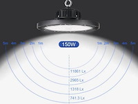 Highbay ufo 150w - pro design smd - dimbaar - koud wit 6500k x (40) - afbeelding 3 van  9