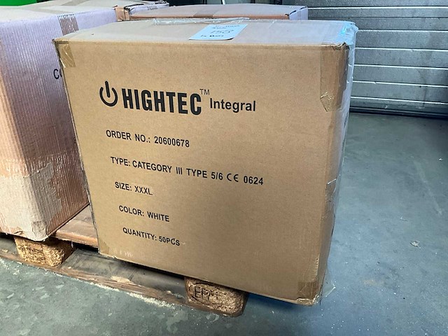Hightec integral category iii 5/6 wegwerpoverall - xxxl (50x) - afbeelding 2 van  2