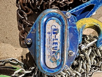 Hijs set bestaande uit handkettingtakel 3000kg en rateltakel 1500kg estil est 30 en lewis - afbeelding 7 van  10