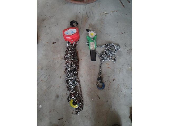 Hijs set bestaande uit handkettingtakel en rateltakel lewis l-cb-s10 en estil ett5 - afbeelding 1 van  9