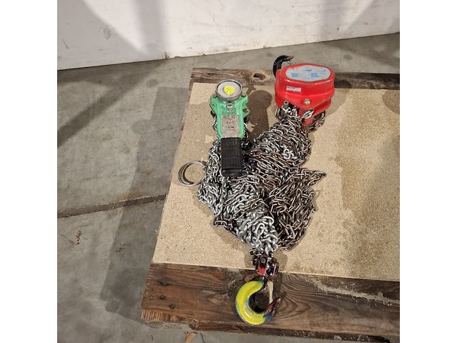 Hijs set bestaande uit handkettingtakel en rateltakel lewis l-cb-s10 en estil ett5 - afbeelding 2 van  9