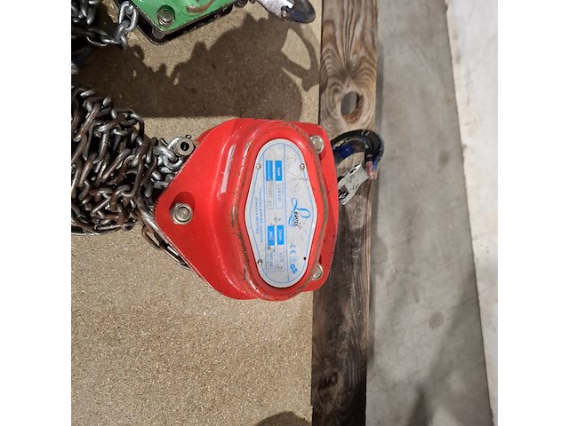 Hijs set bestaande uit handkettingtakel en rateltakel lewis l-cb-s10 en estil ett5 - afbeelding 3 van  9