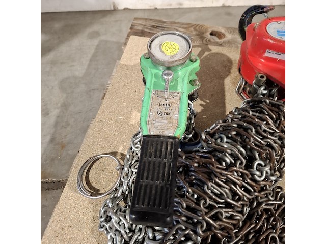 Hijs set bestaande uit handkettingtakel en rateltakel lewis l-cb-s10 en estil ett5 - afbeelding 5 van  9