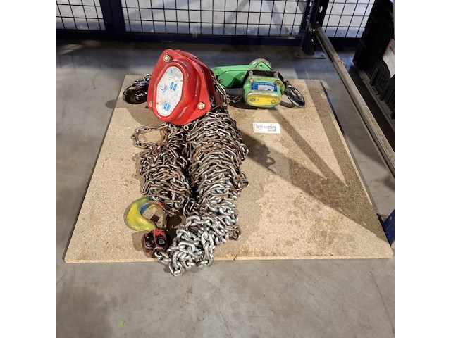 Hijs set bestaande uit handkettingtakel en rateltakel lewis l-cb-s10 en estil ett5 - afbeelding 9 van  9