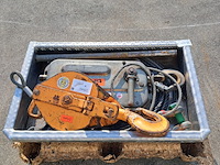 Hijsblok & staalkabeltakel, incl. toebehoren - afbeelding 2 van  7