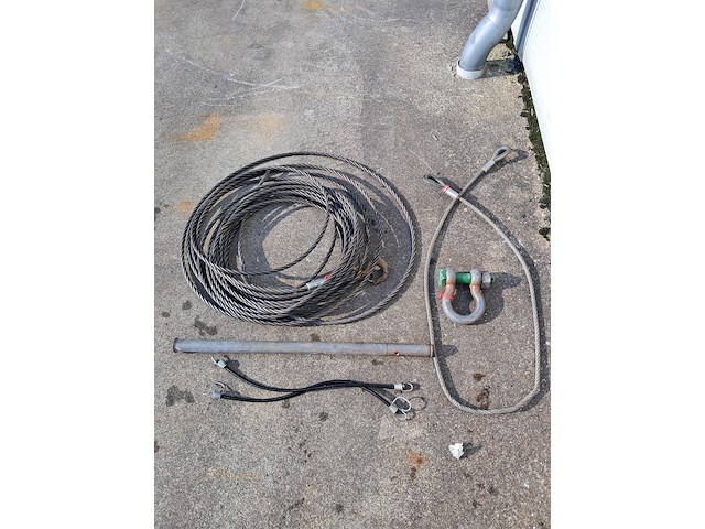 Hijsblok & staalkabeltakel, incl. toebehoren - afbeelding 7 van  7