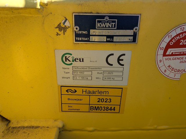 Hijsevenaar, kwint, wll 14.000 kg - afbeelding 9 van  9