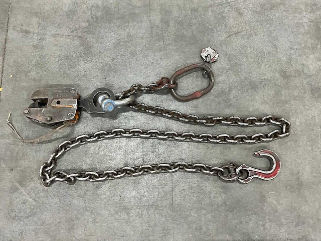 Hijsketting met platenklem - afbeelding 2 van  6