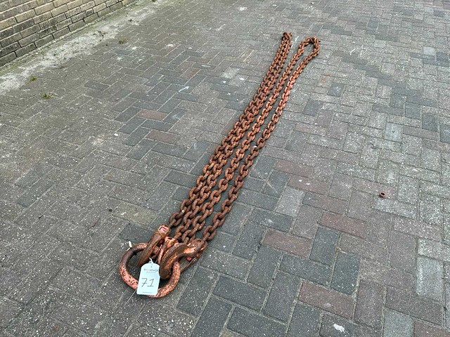 Hijsketting tweesprong 10 ton 5.85m - afbeelding 3 van  7