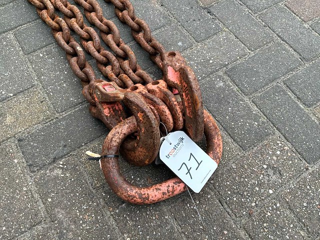 Hijsketting tweesprong 10 ton 5.85m - afbeelding 4 van  7
