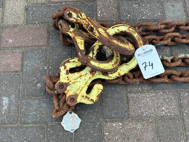 Hijsketting tweesprong 10 ton 5.95m - afbeelding 2 van  3
