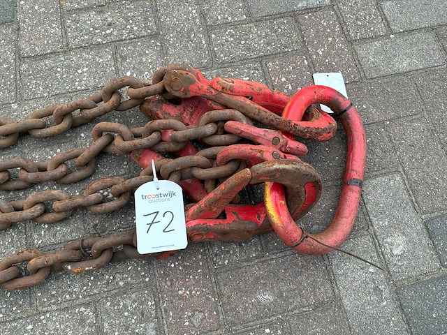 Hijsketting tweesprong 11.2 ton 5.95m - afbeelding 1 van  2