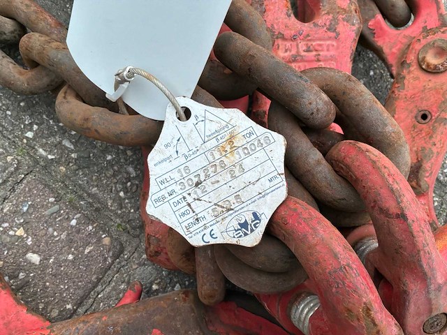 Hijsketting tweesprong 11.2 ton 5.95m - afbeelding 3 van  4