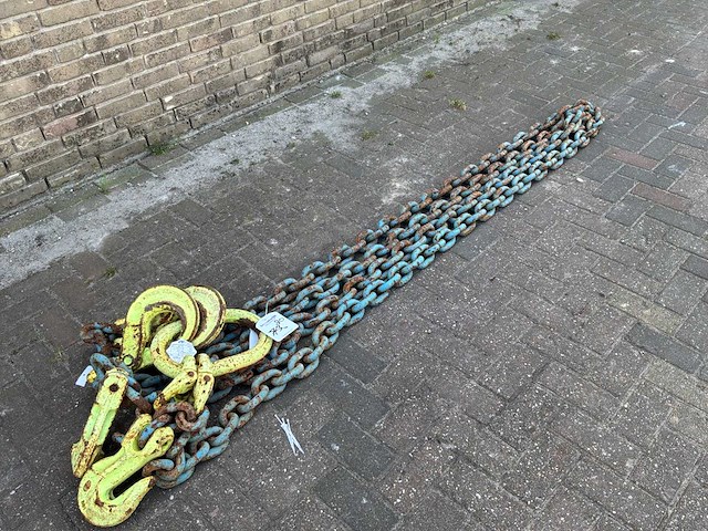 Hijsketting tweesprong 5.95m 16 ton - afbeelding 1 van  4