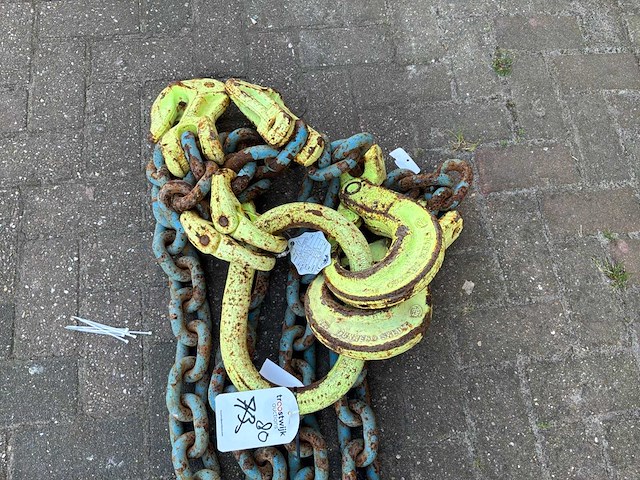 Hijsketting tweesprong 5.95m 16 ton - afbeelding 2 van  4