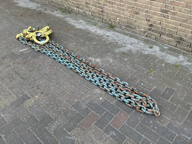 Hijsketting tweesprong 5.95m 16 ton - afbeelding 1 van  5