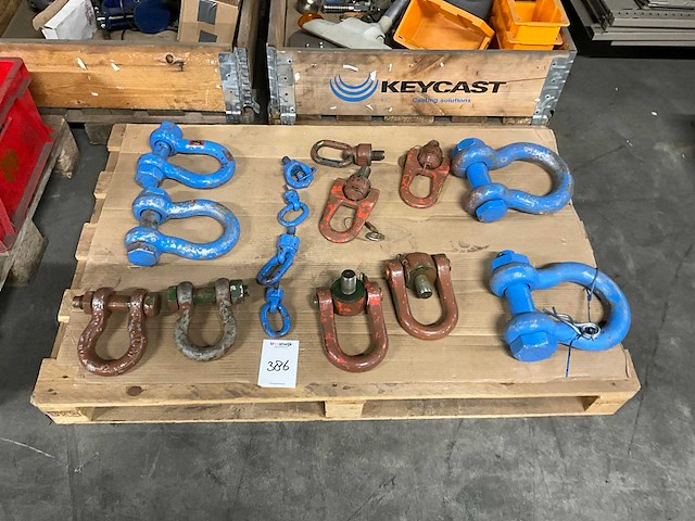 Hijsoog / harpsluiting divers (15x) - afbeelding 1 van  5