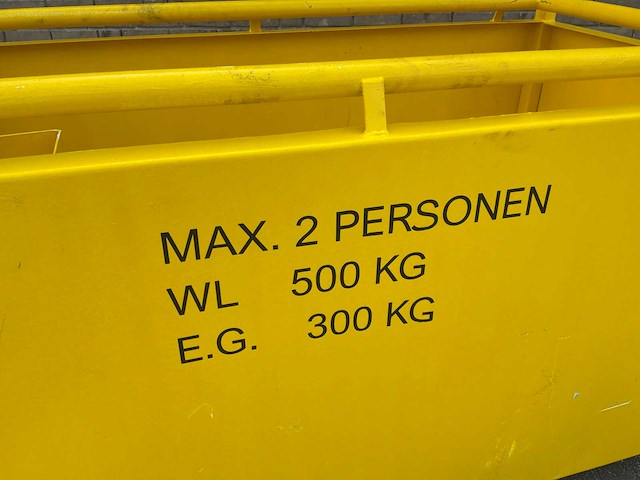 Hijswerkbak 2-persoons 500kg - afbeelding 3 van  7