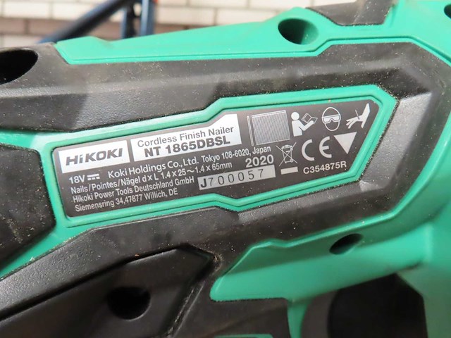 Hikoki - 2020 - nt1865dbsl - accu tacker - afbeelding 1 van  3