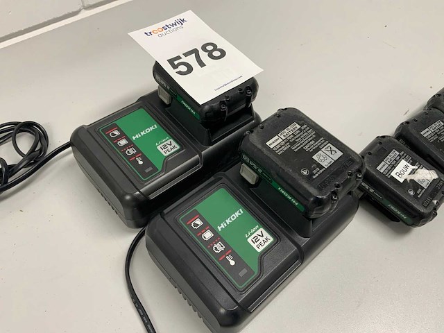 Hikoki 12v peak accu's en laders - afbeelding 5 van  5