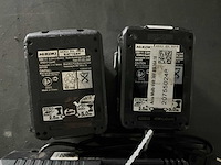 Hikoki 36 v/ 18 v multivolt accu & lader set - afbeelding 2 van  2