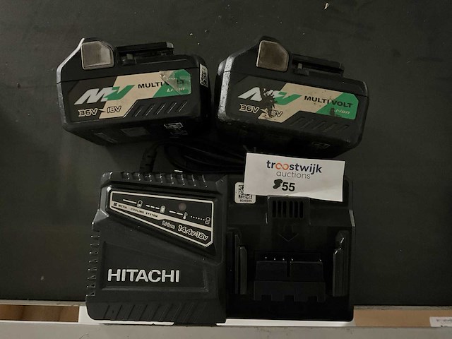 Hikoki 36 v/ 18 v multivolt accu & lader set - afbeelding 1 van  2