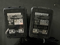 Hikoki 36 v/ 18 v multivolt accu & lader set - afbeelding 2 van  2
