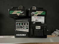 Hikoki 36 v/ 18 v multivolt accu & lader set - afbeelding 1 van  2