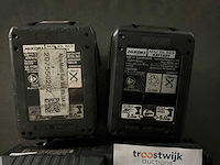 Hikoki 36 v/ 18 v multivolt accu & lader set - afbeelding 2 van  2