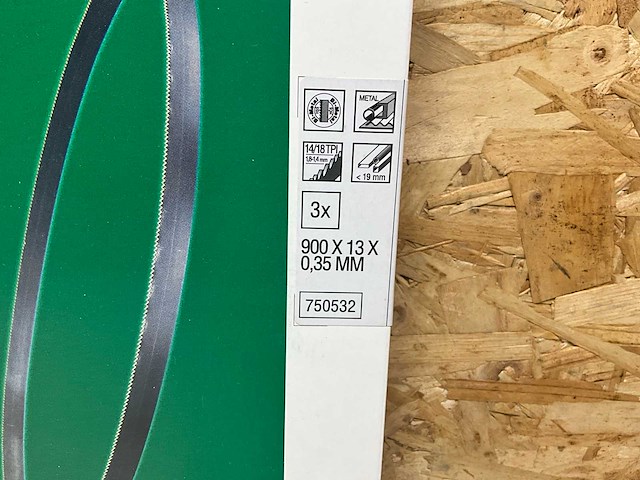 Hikoki 750532 bandzaag bi-metaal 900x13x0,35mm (3x) - afbeelding 2 van  3