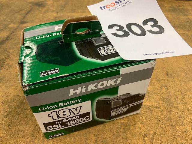 Hikoki accu 18v (2x) - afbeelding 2 van  4