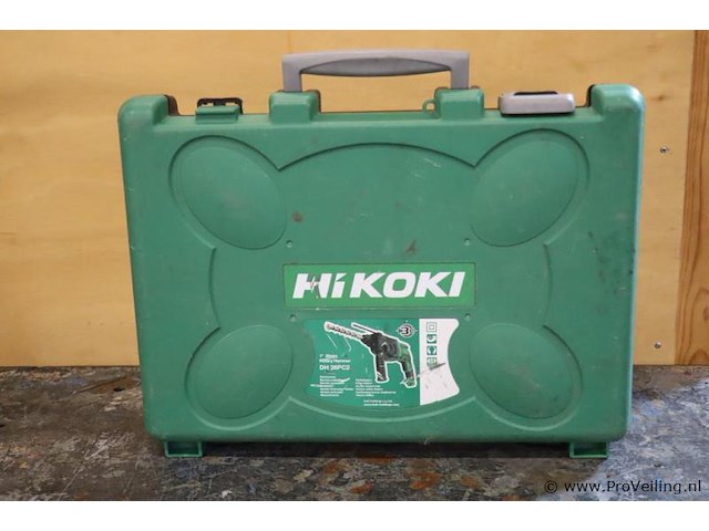 Hikoki boor-breekhamer dh26pc2 incl. opbergkoffer - afbeelding 2 van  6