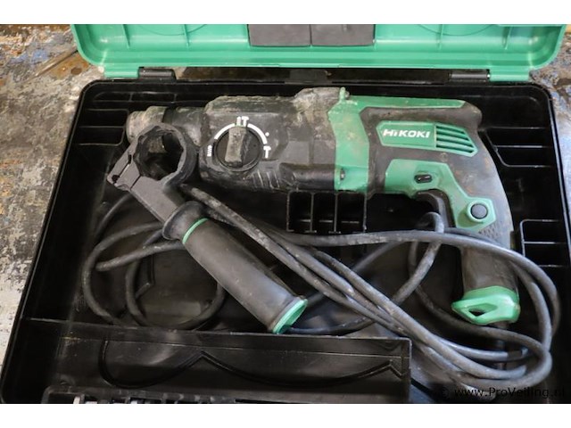 Hikoki boor-breekhamer dh26pc2 incl. opbergkoffer - afbeelding 3 van  6
