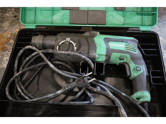 Hikoki boor-breekhamer dh26pc2 incl. opbergkoffer - afbeelding 5 van  6
