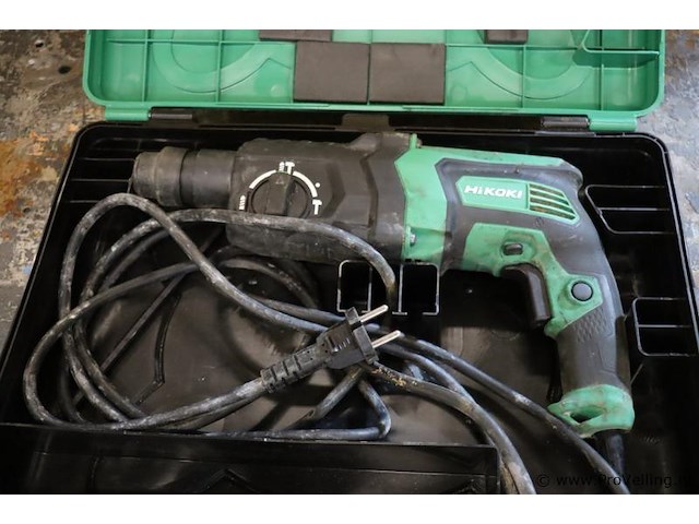 Hikoki boor-breekhamer dh26pc2 incl. opbergkoffer - afbeelding 5 van  6