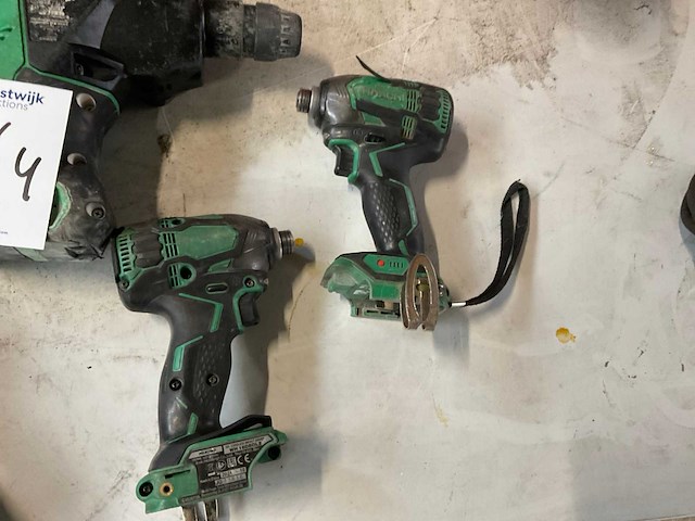 Hikoki boor zaag machine overig accugereedschap (4x) - afbeelding 2 van  4